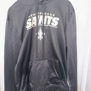 New Orleans Saints Shirt Mens Large NFL Football Nike Hoodie Combine Authentic